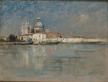 140. Carl Skånberg Tillskriven, Från Venedig.