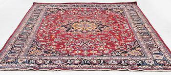 A carpet, Oriental, c. 335 x 257 cm.