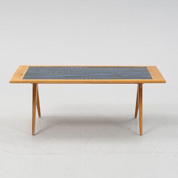 A 1950s coffee table by Stig Lindberg, Gustavsberg, Nordiska Kompaniet.