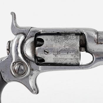 Slaglåsrevolver, Colt 1855 sidehammer "Root", i schatull, No 11808, 1856.
