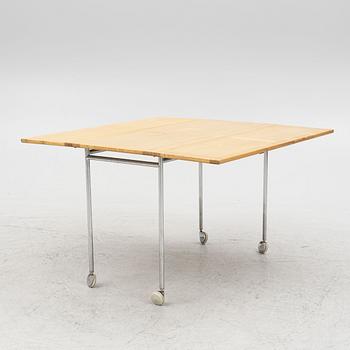 Bruno Mathsson, drop-leaf table / rolling table, "Berit", Mathsson International, Värnamo, 1965.