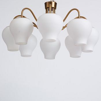 Harald Notini, a ceiling lamp, model '11901', Arvid Böhlmarks Lampfabrik, Sweden, 1950s.