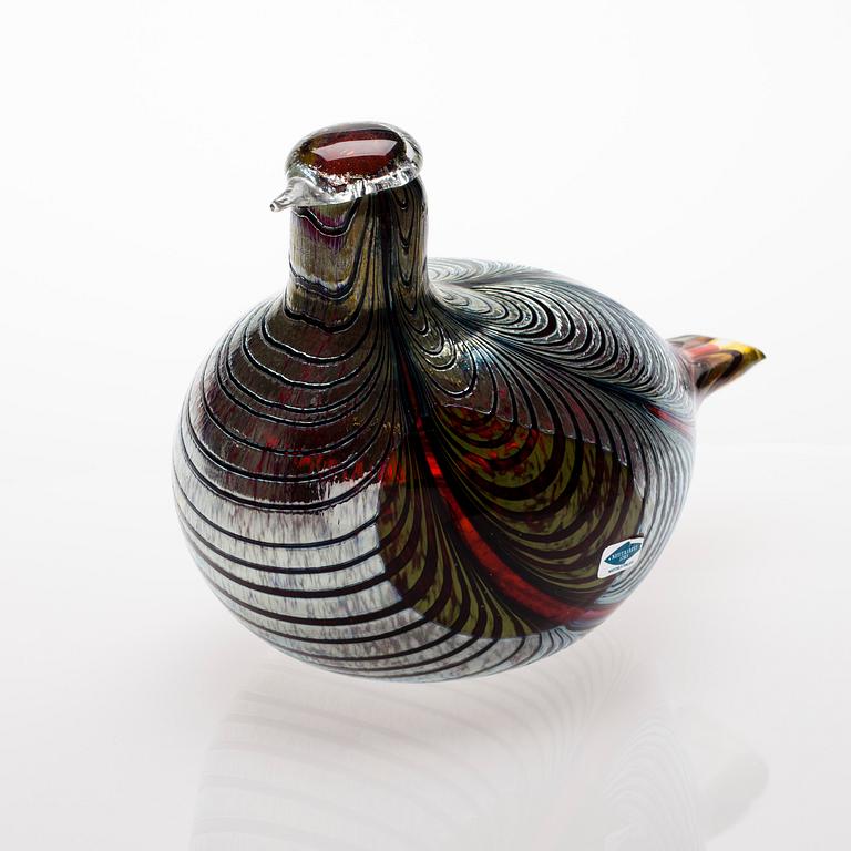 FIGURIN, glas, signerad Oiva Toikka, Nuutajärvi Notsjö.