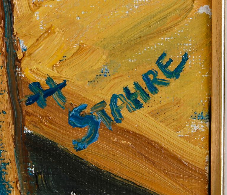 HÅKAN STAHRE, olja på duk, sign.