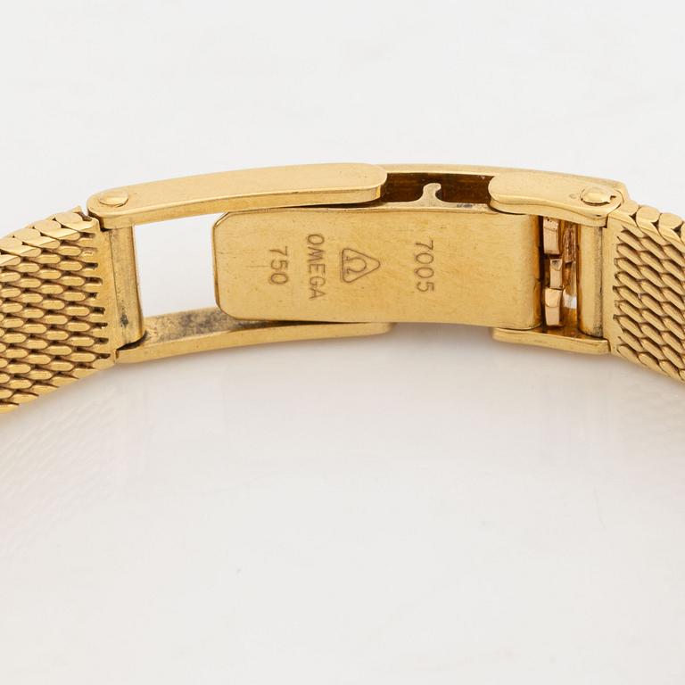 Omega 18K gold ladies watch.