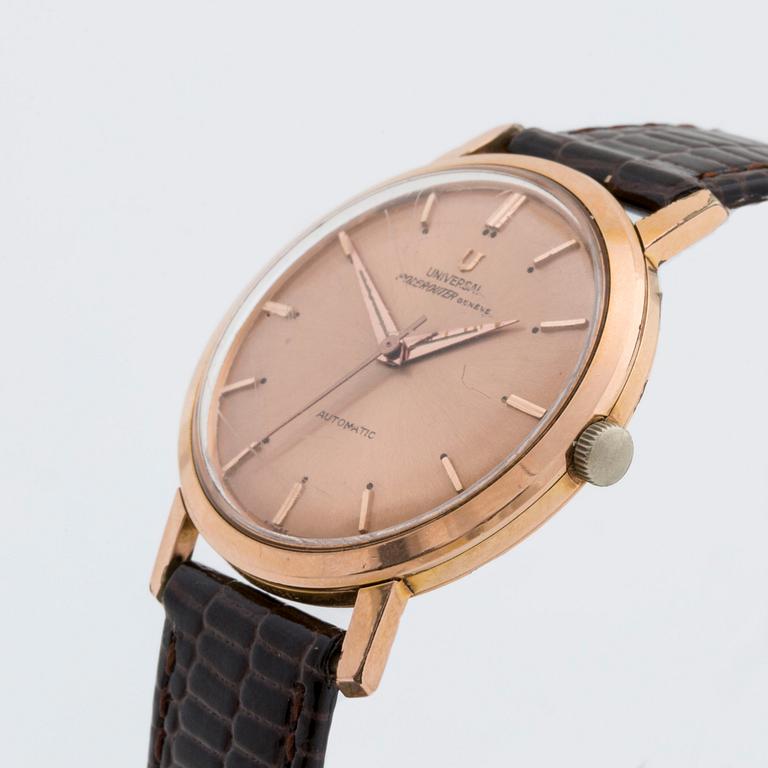 AN UNIVERSAL POLEROUTER WRISTWATCH, Geneva, 35 mm.