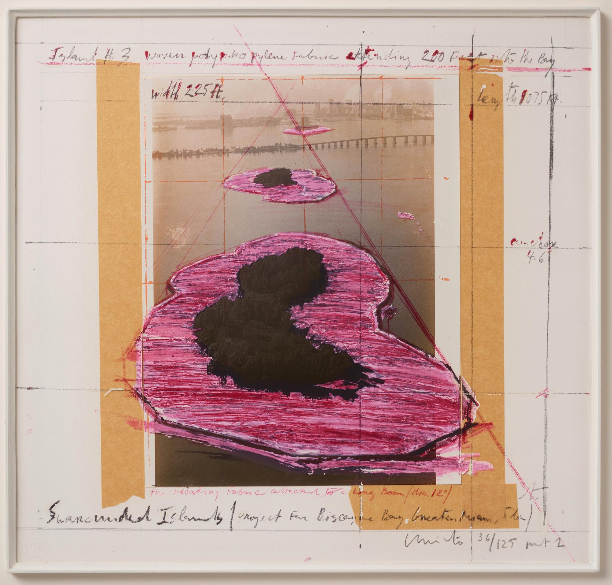 Christo Vladimirov Javacheff, "Surrounded Islands, Project for Biscayne Bay, Greater Miami, Florida".