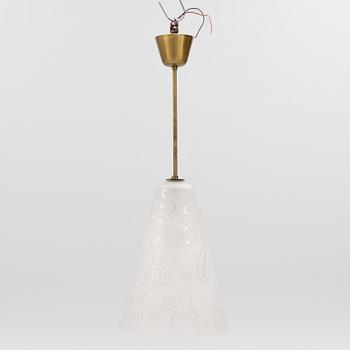 Harald Notini, Uno Westerberg, a ceiling lamp, Böhlmarks, first half of the 20th century.