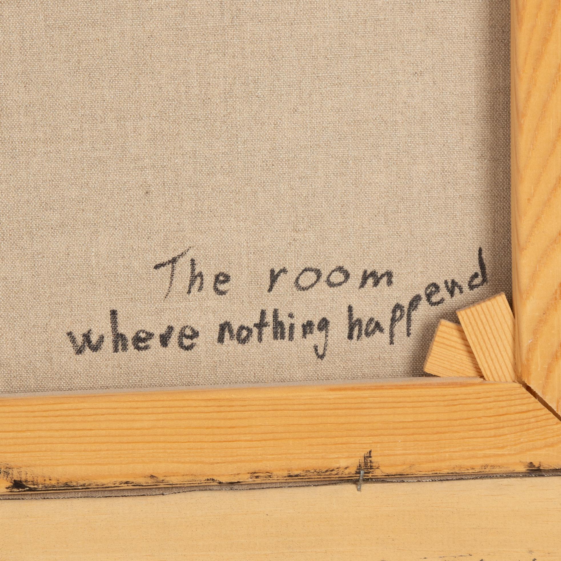 Joakim Johansson, "The room where nothing happened".