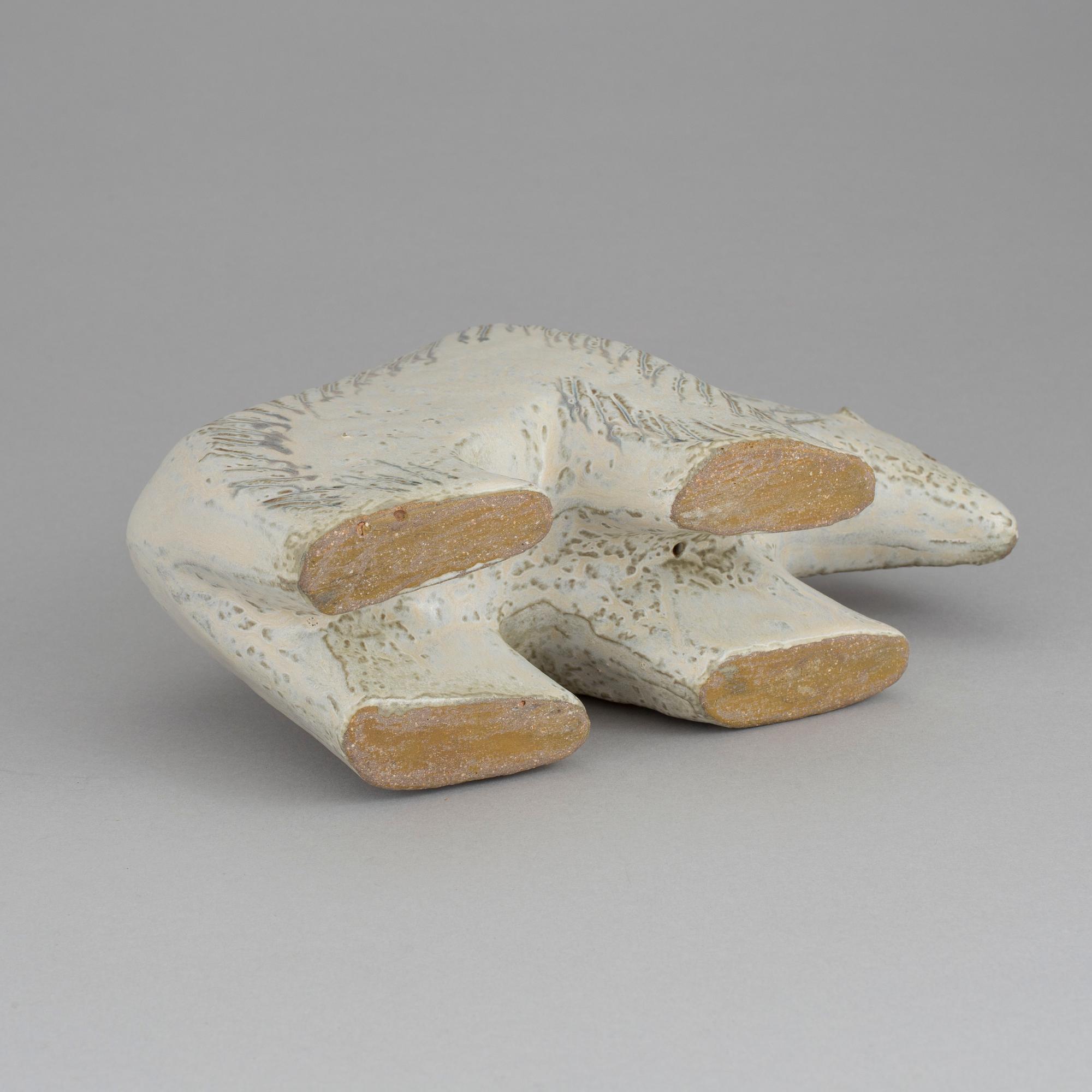LISA LARSON, figurin, stengods, "Lilla Zoo", Gustavsberg.