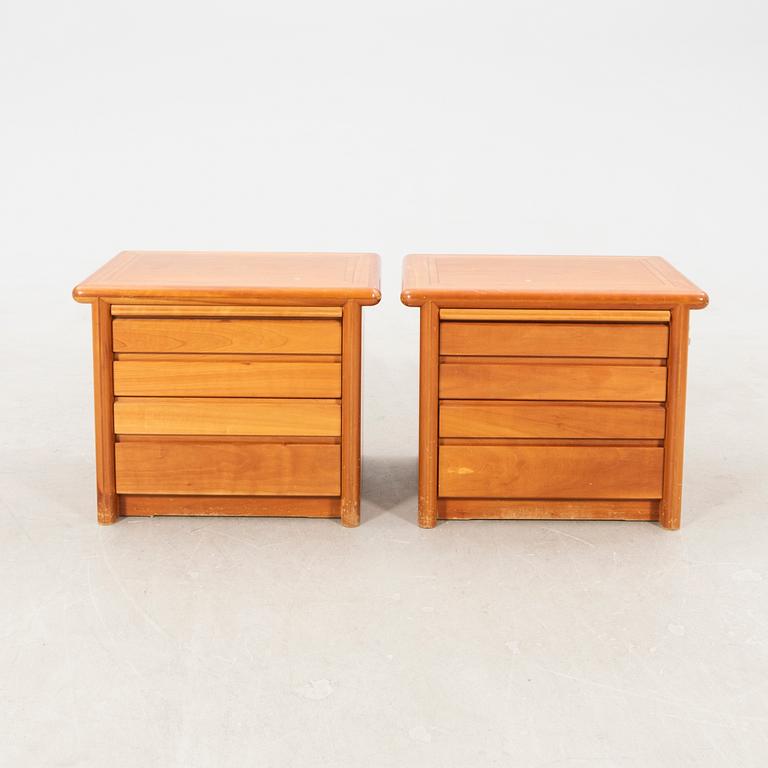 Bedroom furniture set, 4 pieces, late 20th century.