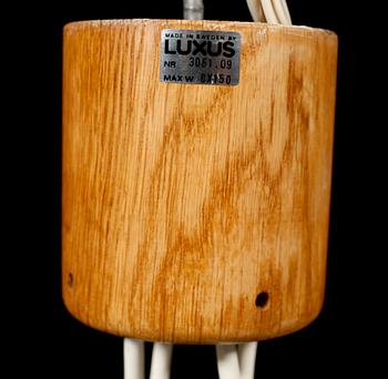 TAKLAMPA, "Taklampa 587/Cylinder Ringkrona", Uno & Östen Kristiansson, Luxus, 1900-talets andra hälft. Höjd 20 cm.