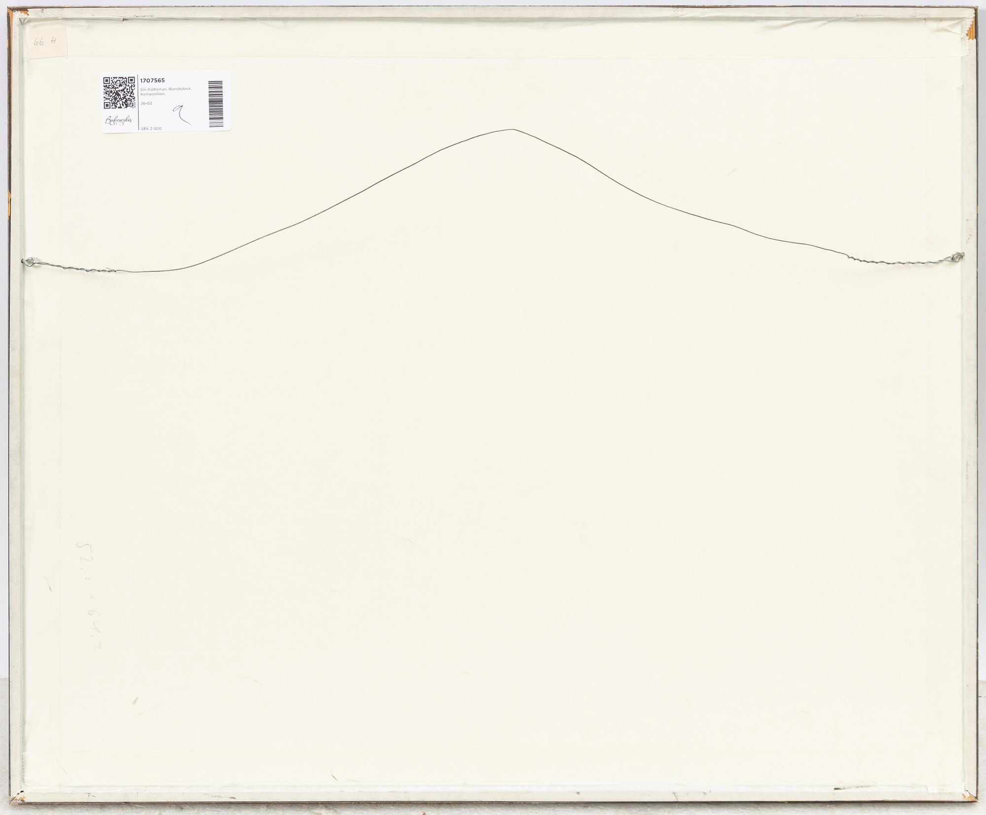 Siri Rathsman, Untitled.