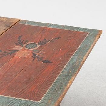 Slagbord, allmoge, troligen Hälsingland, 1700/1800-tal.