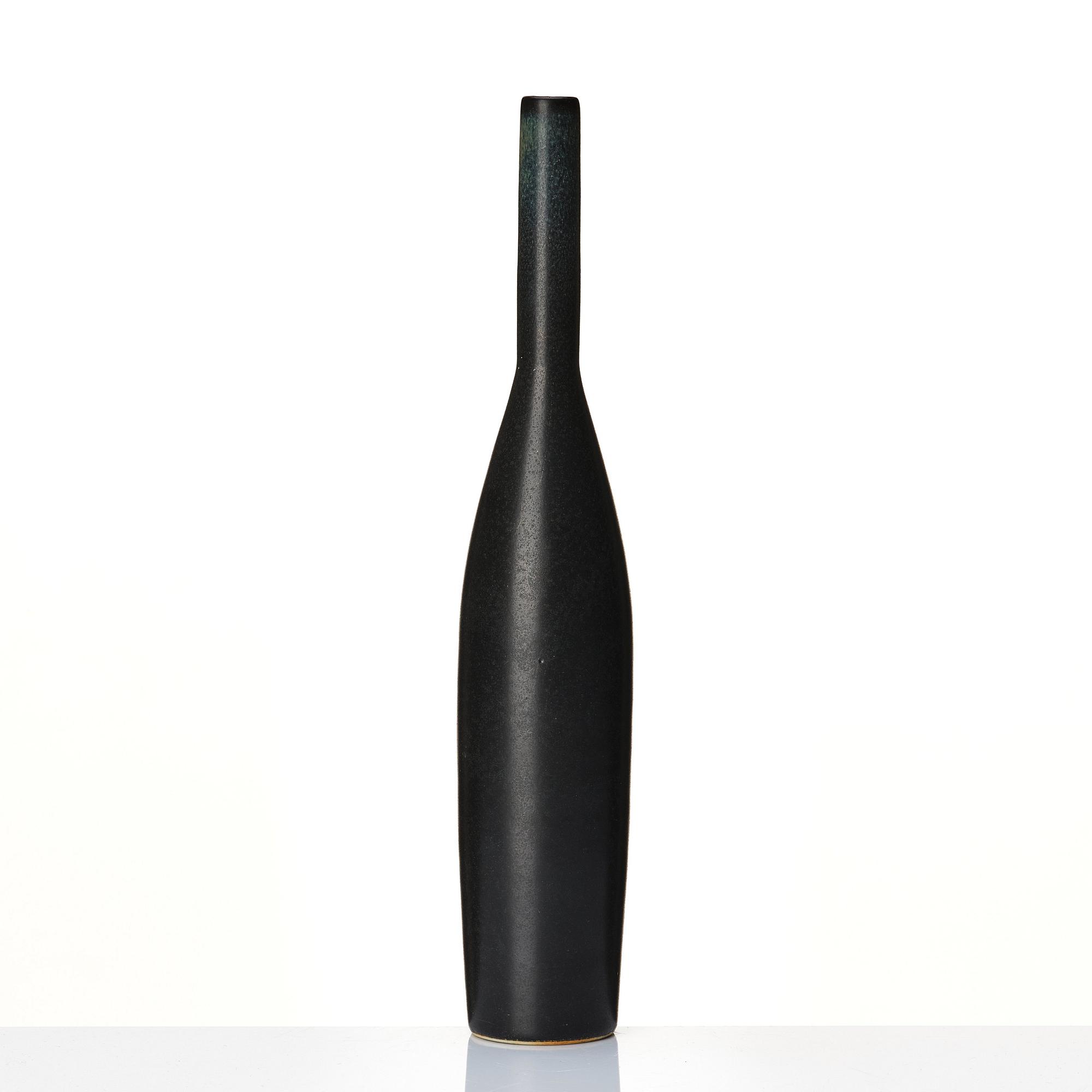 Carl-Harry Stålhane, a unique stoneware vase, Rörstrand 1960.