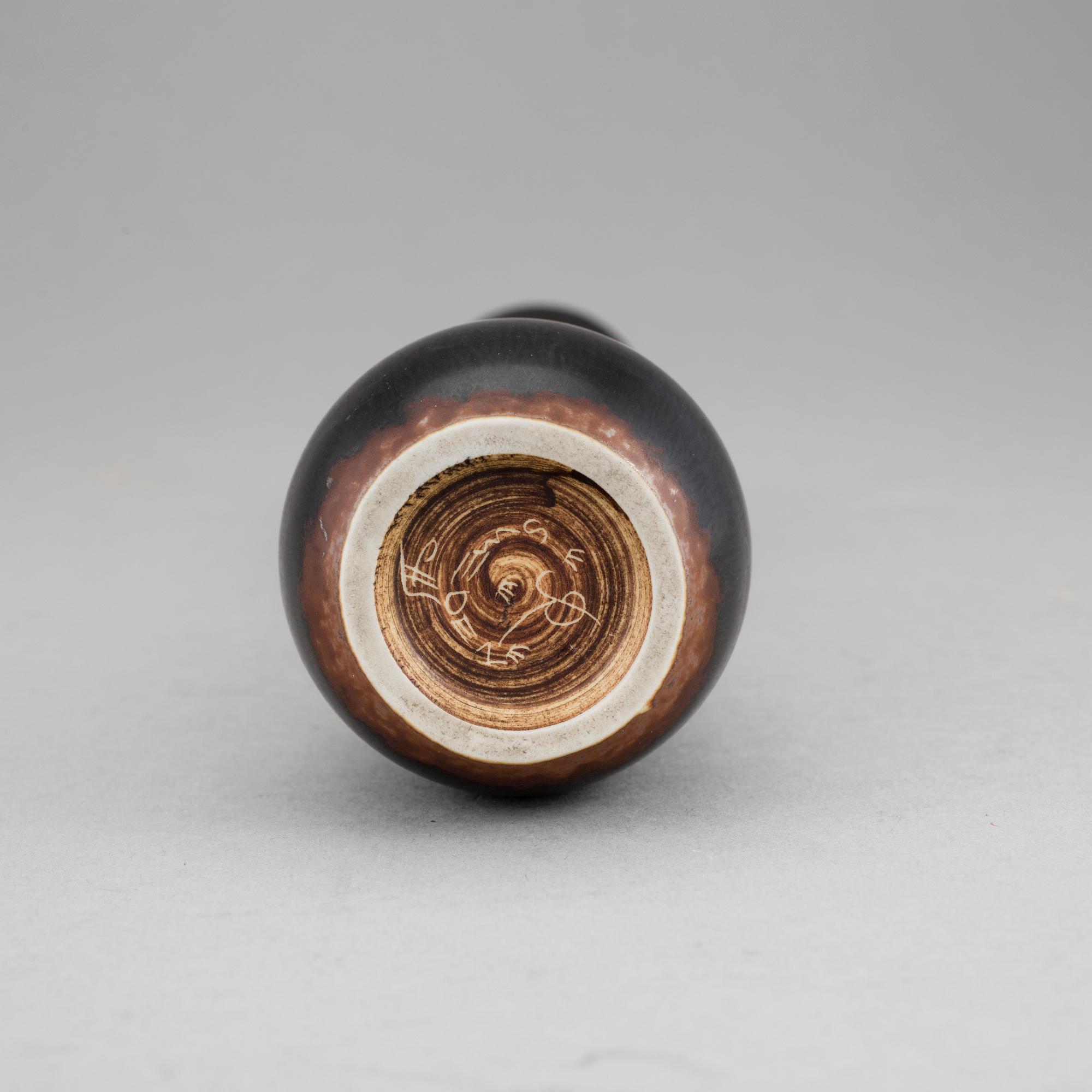 VAS, stengods. Carl-Harry Stålhane, Rörstrand, 1950-tal.