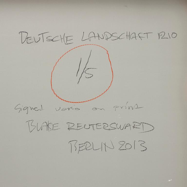 Blaise Reutersward, "Deutsche Landschaft 1210", 2012.