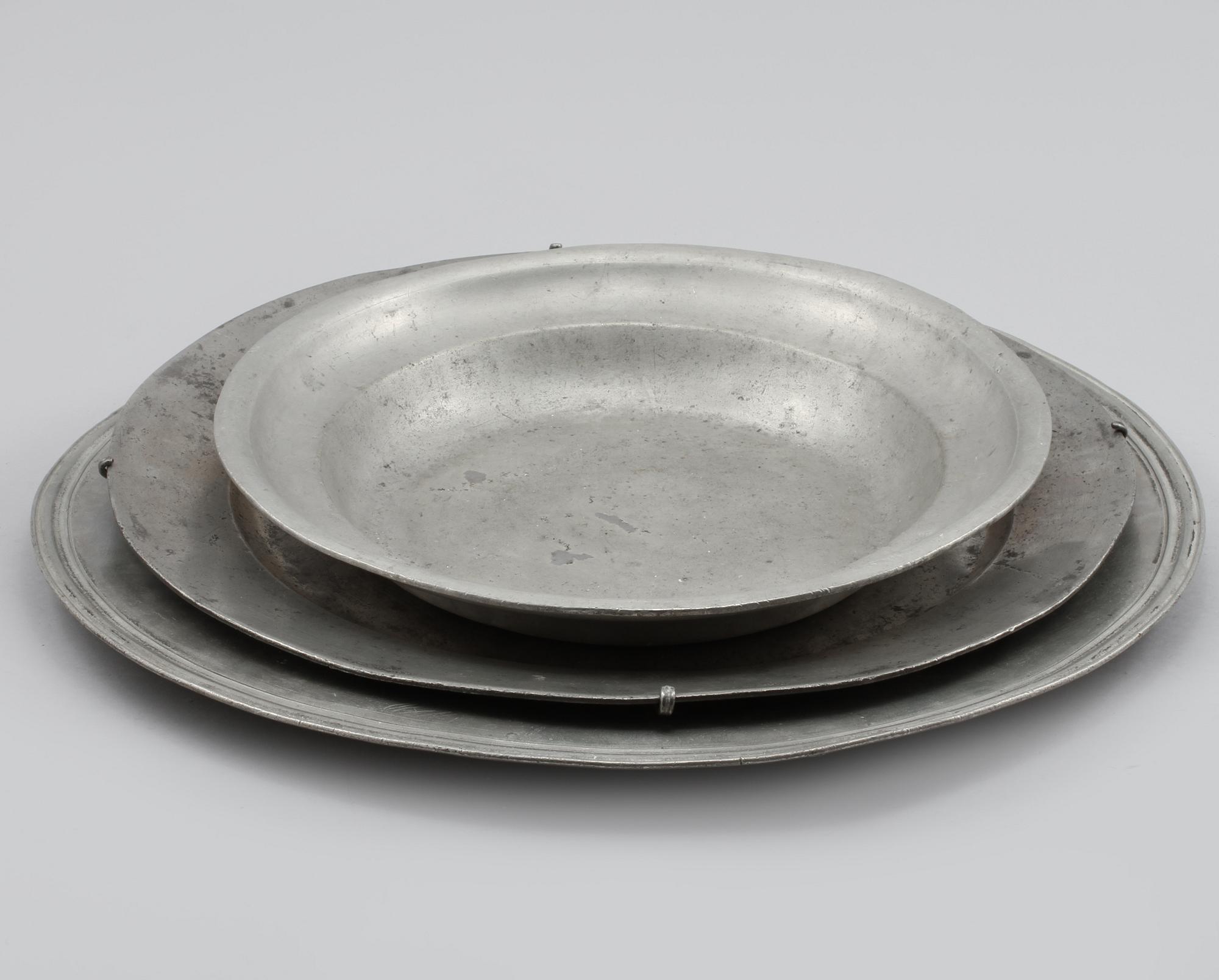 FAT, 3 st, tenn, 1700-tal samt 1700/1800-tal.