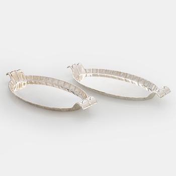 Tarjoiluvatipari, hopeaa, Tšekkoslovakia 1950-luku.