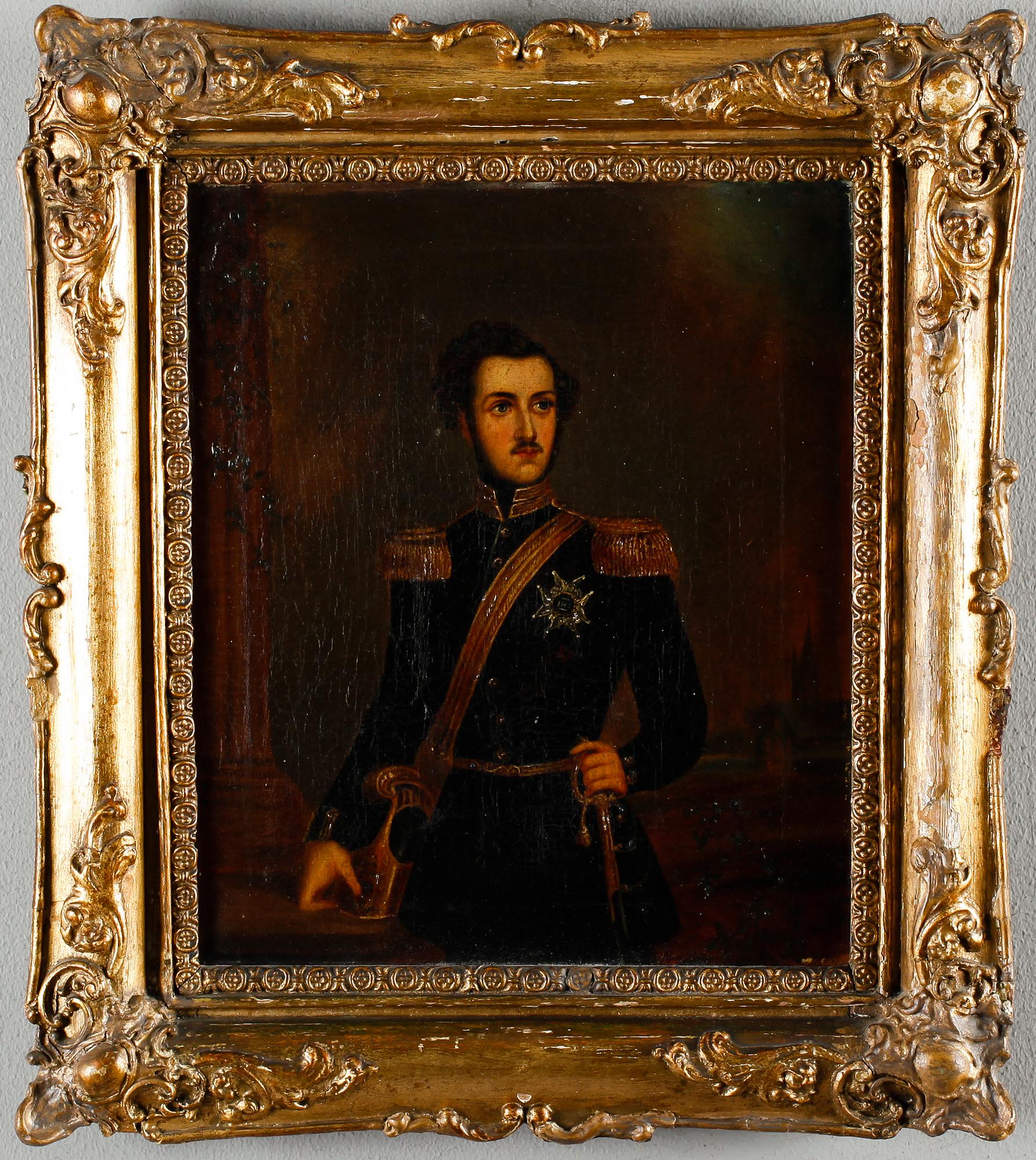 OKÄND KONSTNÄR, olja på duk, ej signerad, 1800-tal.