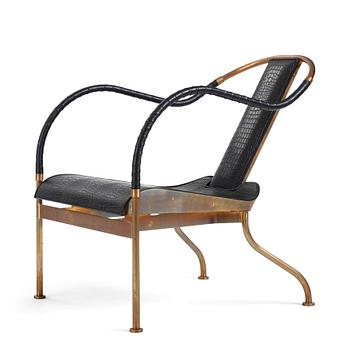 71. Mats Theselius, an 'el Rey' armchair, ed. 168/360, Källemo, Sweden, post 1999.