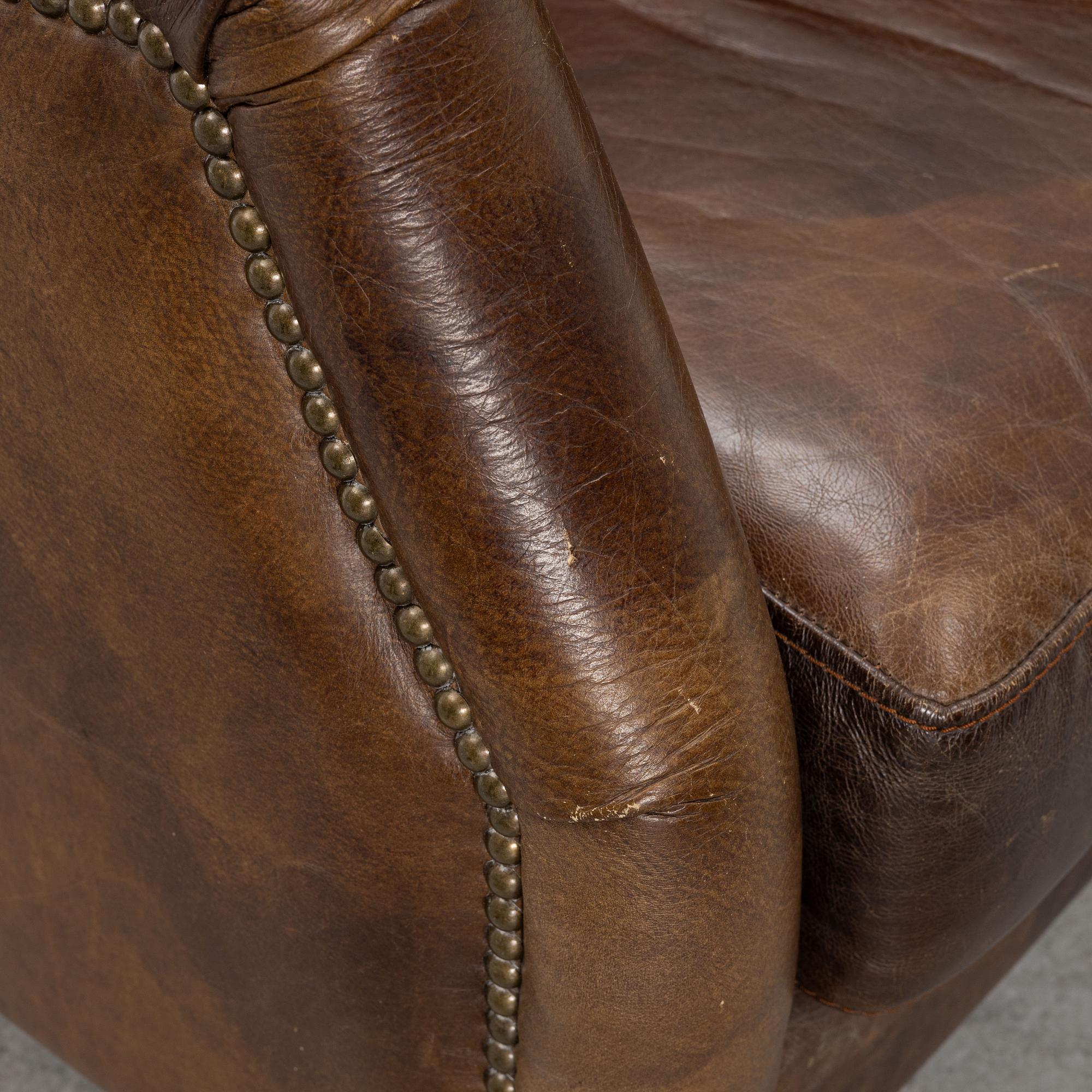 Clubfåtöljer, ett par, 1900-talets andra hälft.