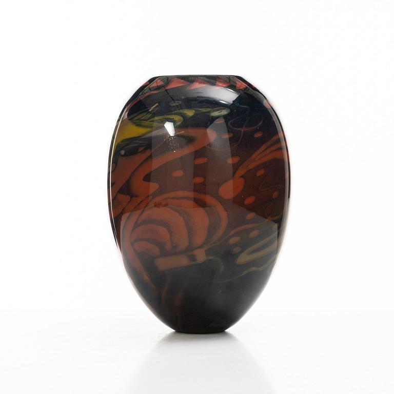 Eva Englund, a vase, graal, Orrefors.