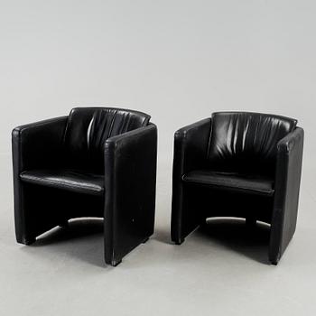 FÅTÖLJER, ett par, "Fiabo Armchair - Leolux", Hugo de Zeeuw.