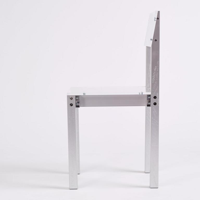 Fredrik Paulsen, stol, unik, "Chair One, Heroes", JOY, 2024.