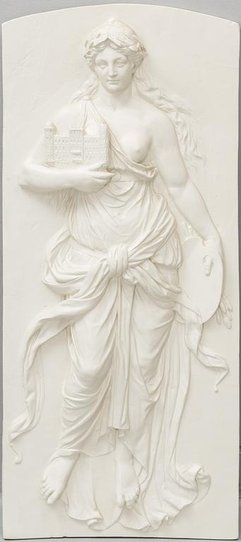 A plaster relief, first half of the 20th Century.