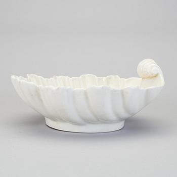 KRÄFTSKÅL, flintgods, Gustavsberg, 1917. Stämplad undertill.