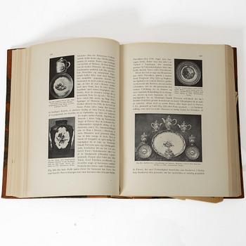 Three books, Emil Hannover, Keramisk Handboog, Copenhagen 1923.