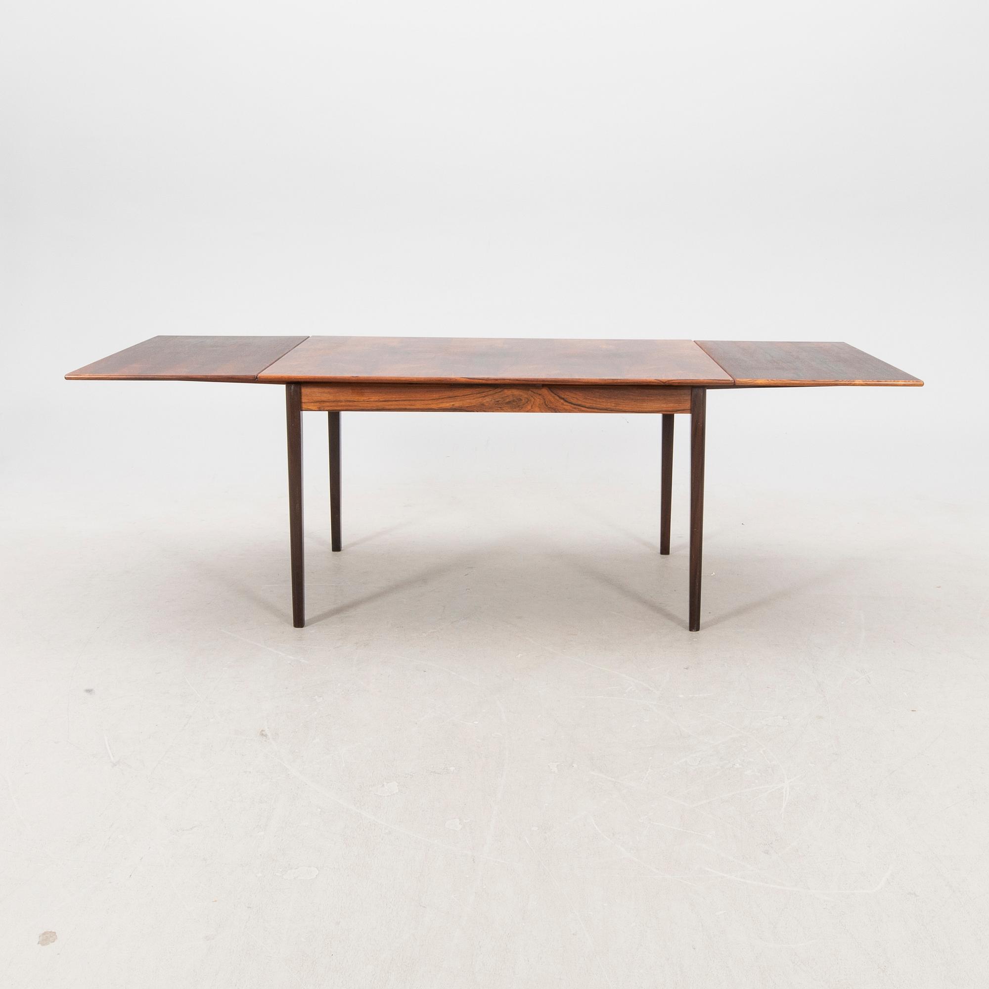 A 1960s jacaranda dining table.
