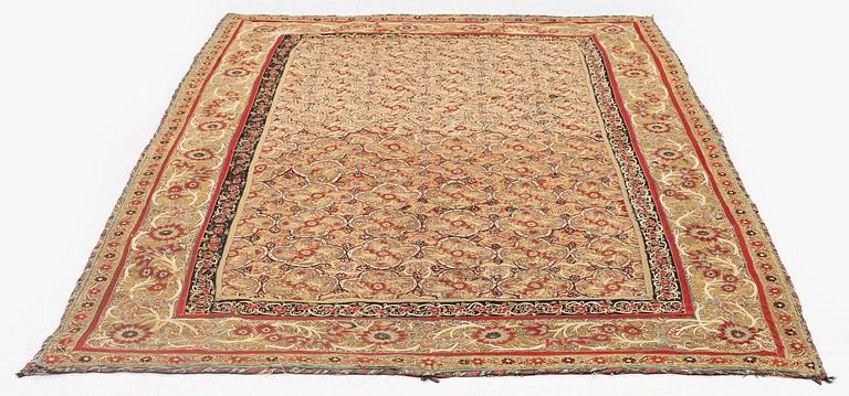 A Rasht embroidered textile, North Persia (Iran), around the year 1900, c. 216 x 127 cm.