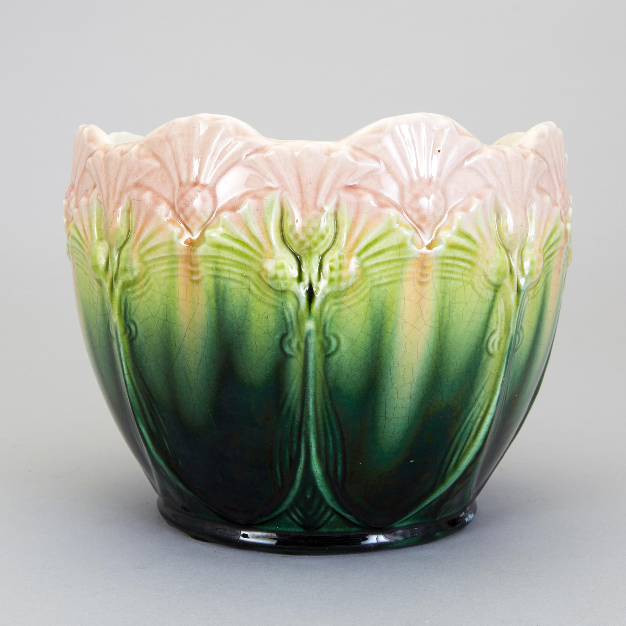 YTTERFODER, flintgods, majolika, Rörstrand, tidigt 1900-tal.