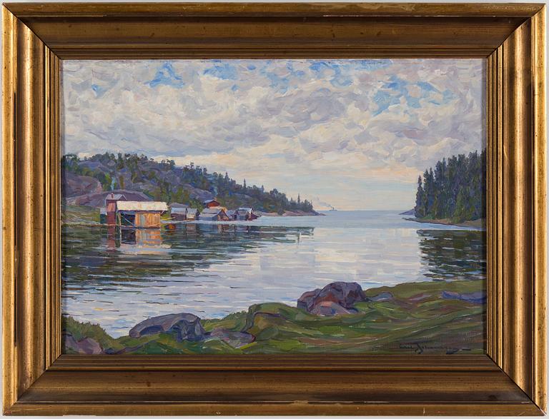 CARL JOHANSSON, Oil on canvas, signed.