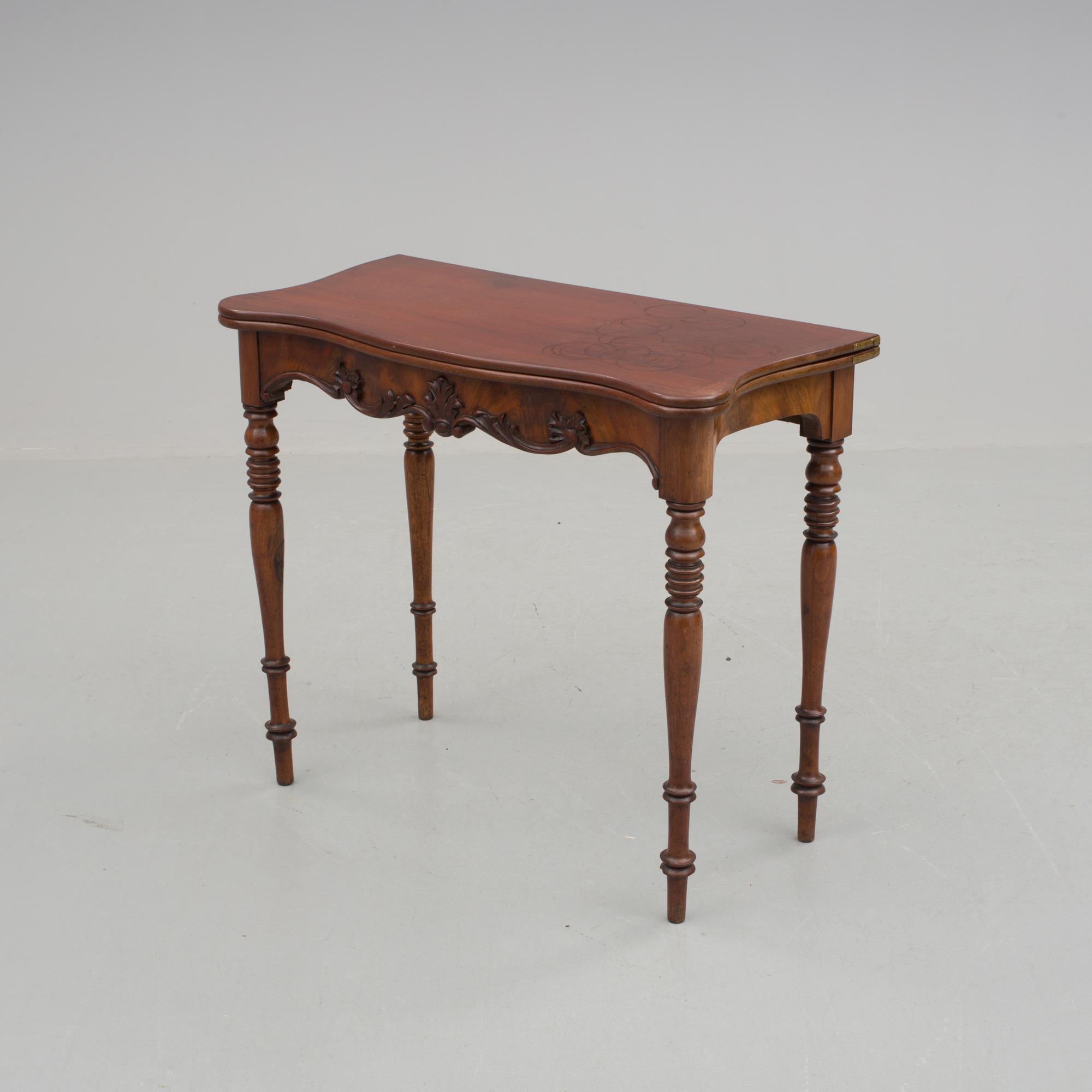 SPELBORD, senempire, 1800-talets mitt.