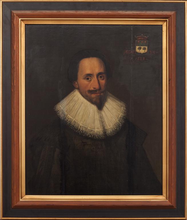 OKÄND KONSTNÄR, olja på pannå, 1800-tal.