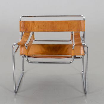 MARCEL BREUER, fåtölj, "Wassily", troligen Gavina.