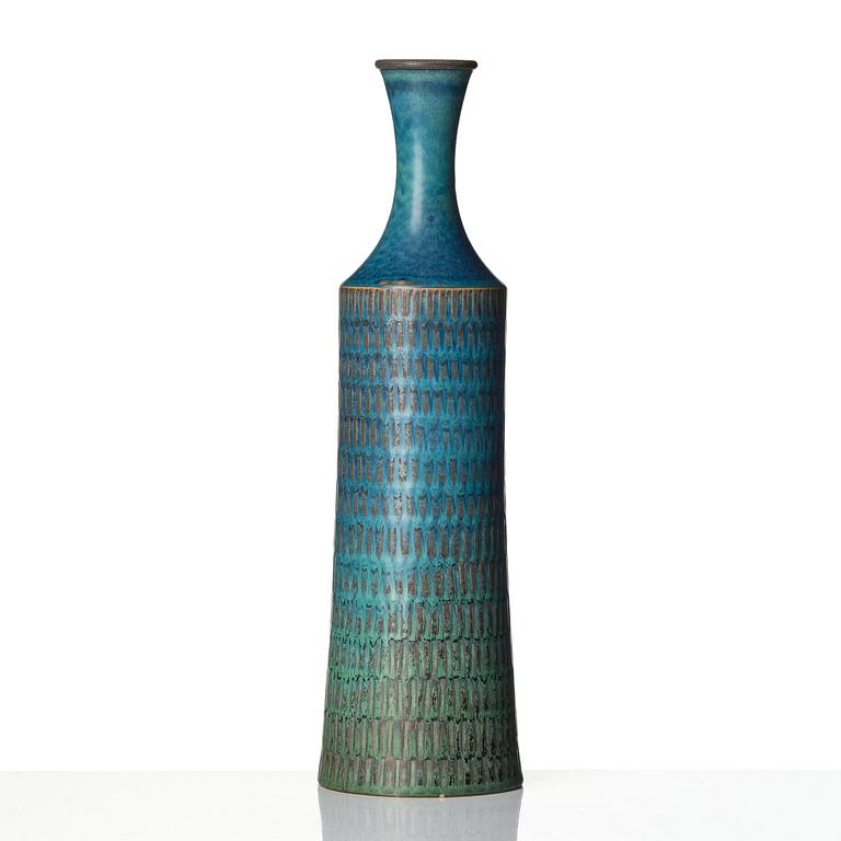 Stig Lindberg, a stoneware vase, Gustavsberg Studio 1966.