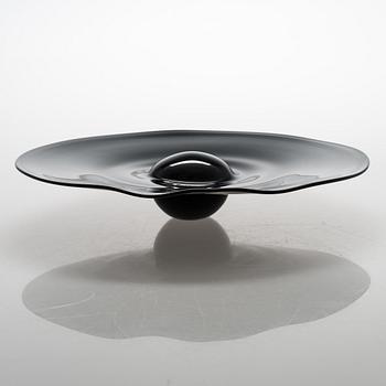 Brita Flander, 'Eclipse forever', glass sculpture, signed B.F/U.S. Notsjö Nuutajärvi 1990.