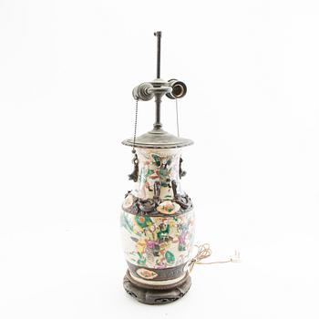 Table lamp China circa 1900 porcelain.