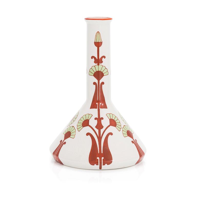 A Fennia ceramic vase, Jac. Ahrenberg and Thure Öberg, Arabia, Finland 1903.