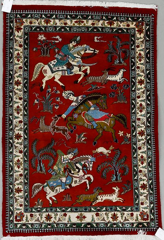 MATTA, old Ghom. Ca 114x78 cm.