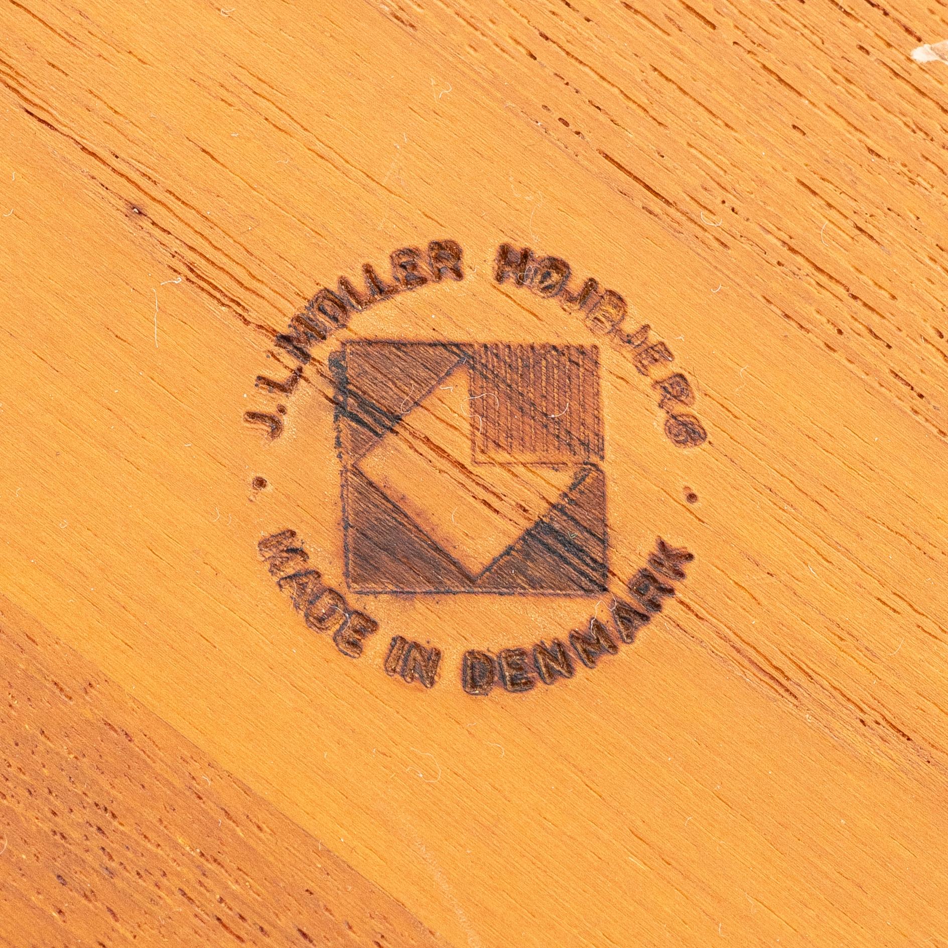 Niels Otto Møller, a dining table, J.L. Møller, Denmark, 1960s.