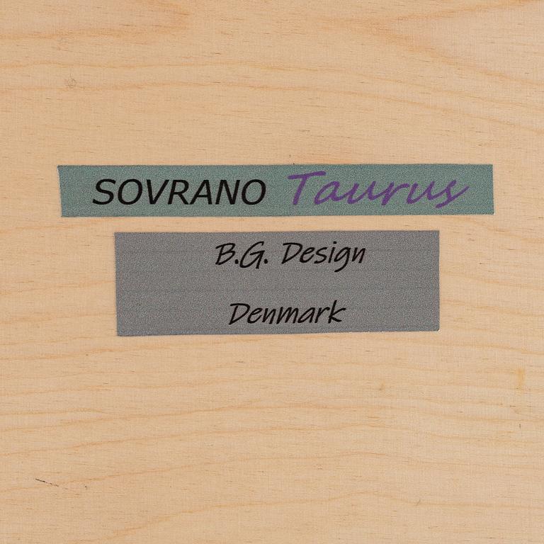Bjarne Green, a teak desk, model 'Sovrano Taurus', BG Design, Denmark.