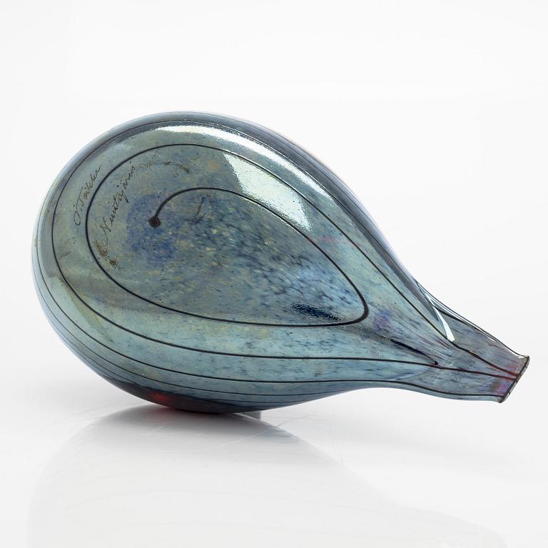 Oiva Toikka, A glass bird 'Pheasant', signed O. Toikka Nuutajärvi.