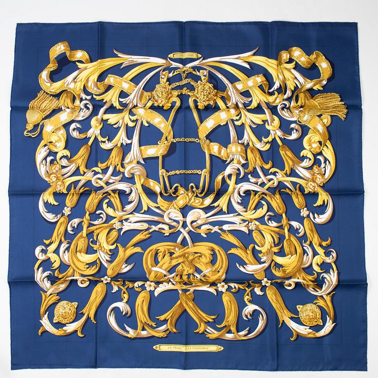 Hermès, scarf, "Le Mors A La Conétable".