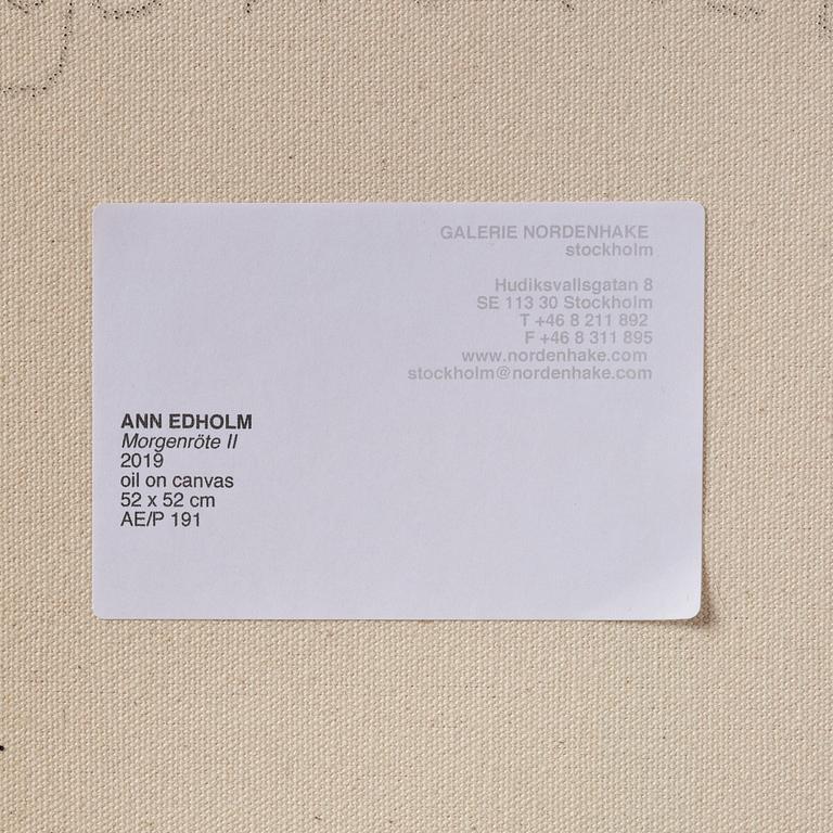 Ann Edholm, "Morgenröte II".