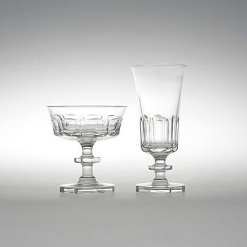 CHAMPAGNE- OCH VINGLAS, 24, "Hamra", Elis Bergh, Kosta.